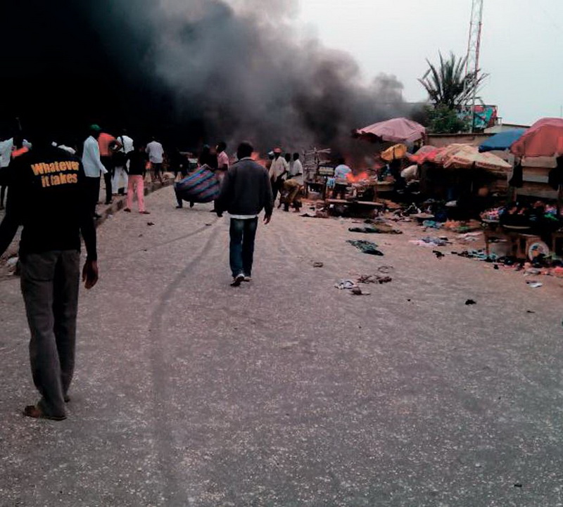 Xaos və ölüm məkanı - FOTO