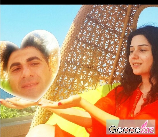 Zaur Baxşəliev Günayla hovuzda - FOTO