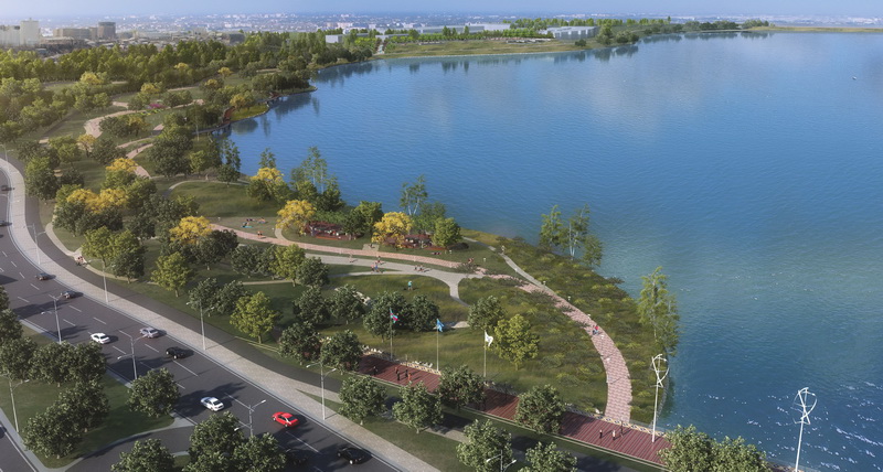 Böyük Şor gölü belə olacaq? - FOTO