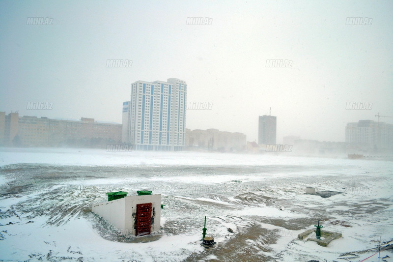 Bakıya güclü qar yağır - YENİLƏNİB - VİDEO - FOTOSESSİYA