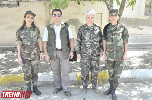 Azərbaycanın qadın hərbçiləri - FOTO
