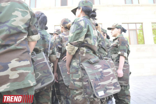 Azərbaycanın qadın hərbçiləri - FOTO