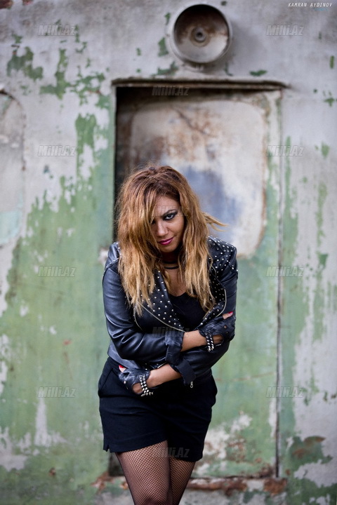 Leyla Ramazanlı "metalçı" oldu - FOTOSESSİYA