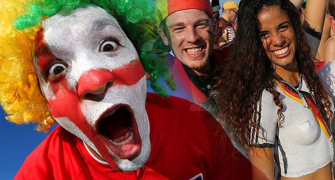 Dünya çempionatında "boyalı ordu" - FOTO
