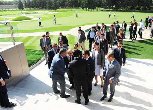 Azərbaycan Qolf Federasiyasının inzibati binası və Qolf Akademiyasının açılışı olub - FOTO