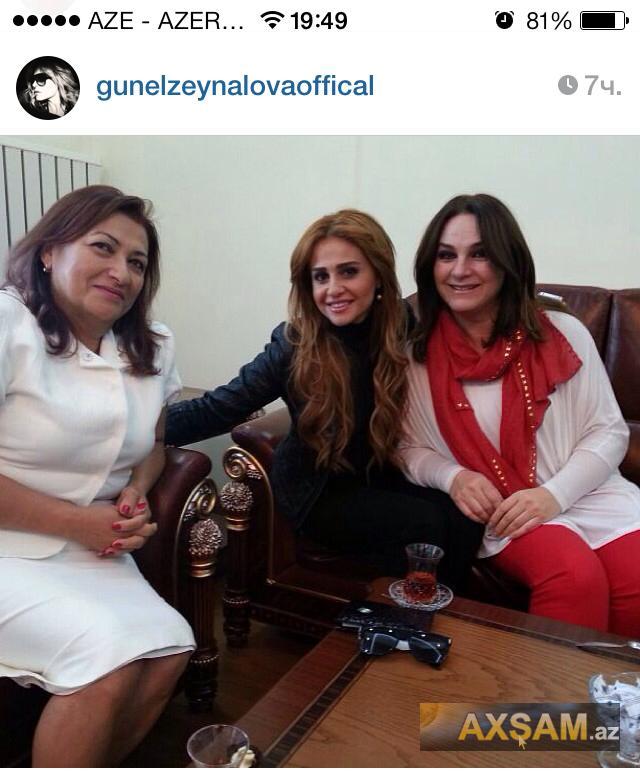 Günay Musayeva oğlunu üzə çıxardı - FOTO