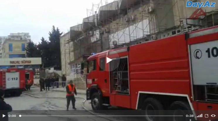Bakıda "Moskva" univermağı yandı, xeyli qızıl əridi - YENİLƏNİB - VİDEO - FOTO