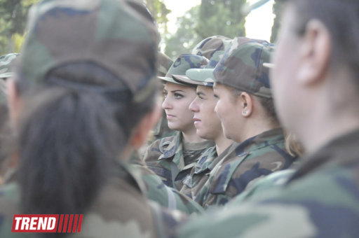 Azərbaycanın qadın hərbçiləri - FOTO