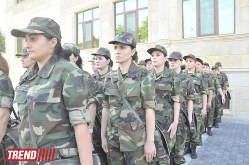 Azərbaycanın qadın hərbçiləri - FOTO