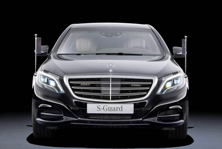 Mercedes-Benz S600 Guard: yeni zirehli avtomobil - FOTO