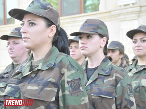Azərbaycanın qadın hərbçiləri - FOTO