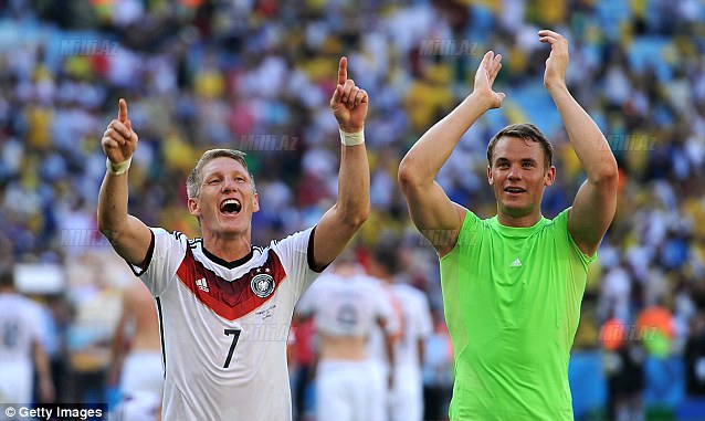 DÇ-2014: Almaniya və Braziliya 1/2 finalda - YENİLƏNİB - VİDEO - FOTOSESSİYA