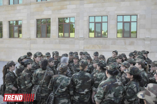 Azərbaycanın qadın hərbçiləri - FOTO