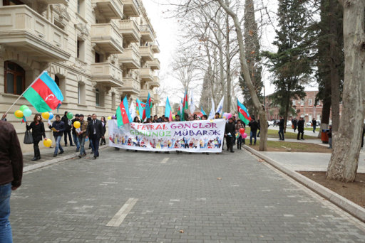 Gəncə gəncləri bayramlarını qeyd edirlər - FOTO