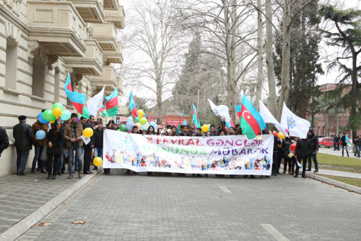 Gəncə gəncləri bayramlarını qeyd edirlər - FOTO