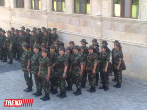 Azərbaycanın qadın hərbçiləri - FOTO