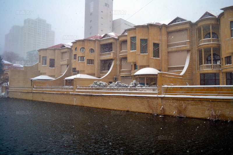 Bakıya güclü qar yağır - YENİLƏNİB - VİDEO - FOTOSESSİYA
