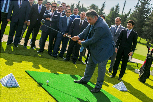 Azərbaycan Qolf Federasiyasının inzibati binası və Qolf Akademiyasının açılışı olub - FOTO