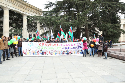 Gəncə gəncləri bayramlarını qeyd edirlər - FOTO