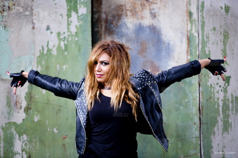 Leyla Ramazanlı "metalçı" oldu - FOTOSESSİYA