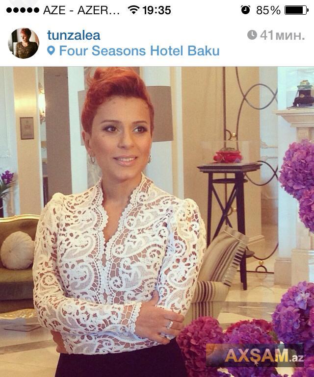 Günay Musayeva oğlunu üzə çıxardı - FOTO